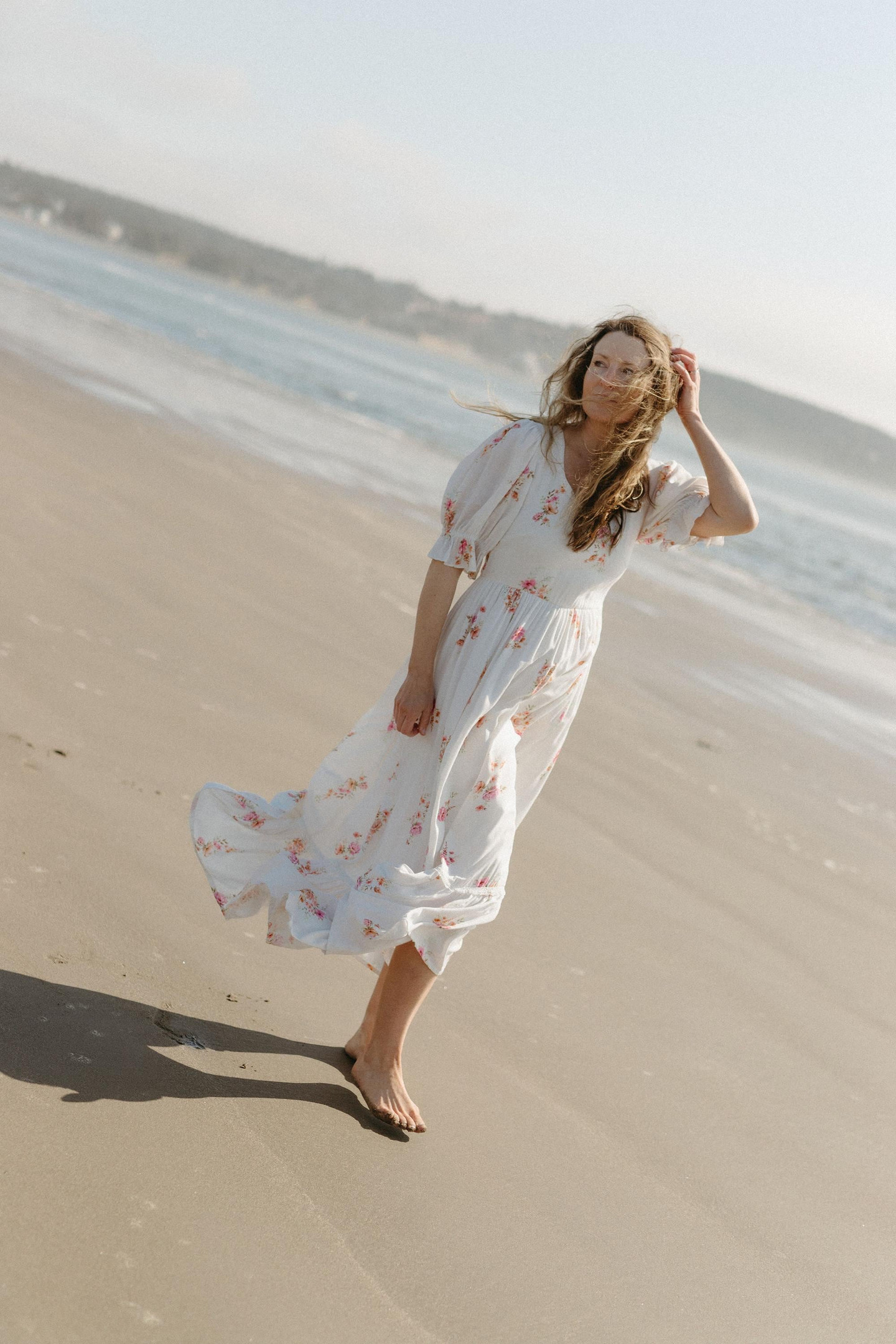 Elegant Rose Garden Shei Dress for Women – Floral Print Dresses